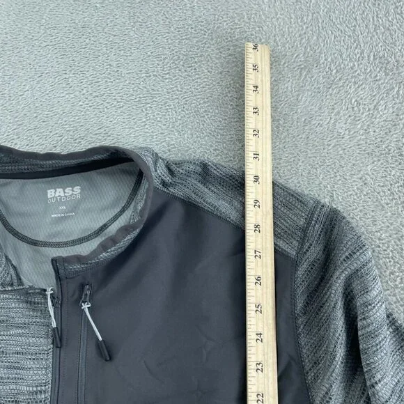 Bass Outdoor Climber Quarter Zip Pullover XXL Mens NWT 5589 - Picture 7 of 10